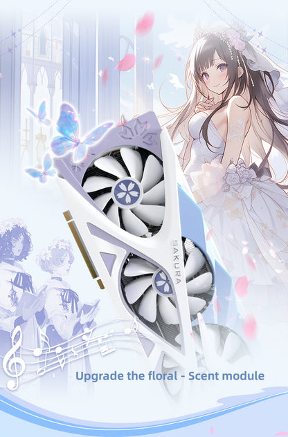 (September Promotion)Yeston Sakura Radeon RX 9060 XT 16G GDDR6 128bit video cards Desktop Computer PC Graphics Card