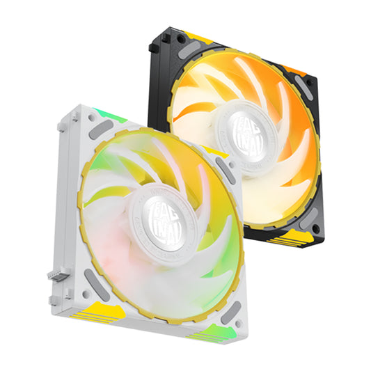 Zeaginal ARGB Light of Zhuishen LED 120mm Case Fan,Quiet Edition High Airflow Color LED Case Fan for PC Cases, CPU Coolers,Radiators SystemComputer Case Cooling Fan