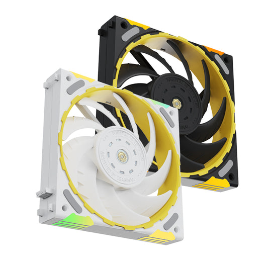 Zeaginal ARGB Zhuishen Ti LED 120mm Case Fan,Quiet Edition High Airflow Color LED Case Fan for PC Cases, CPU Coolers,Radiators SystemComputer Case Cooling Fan