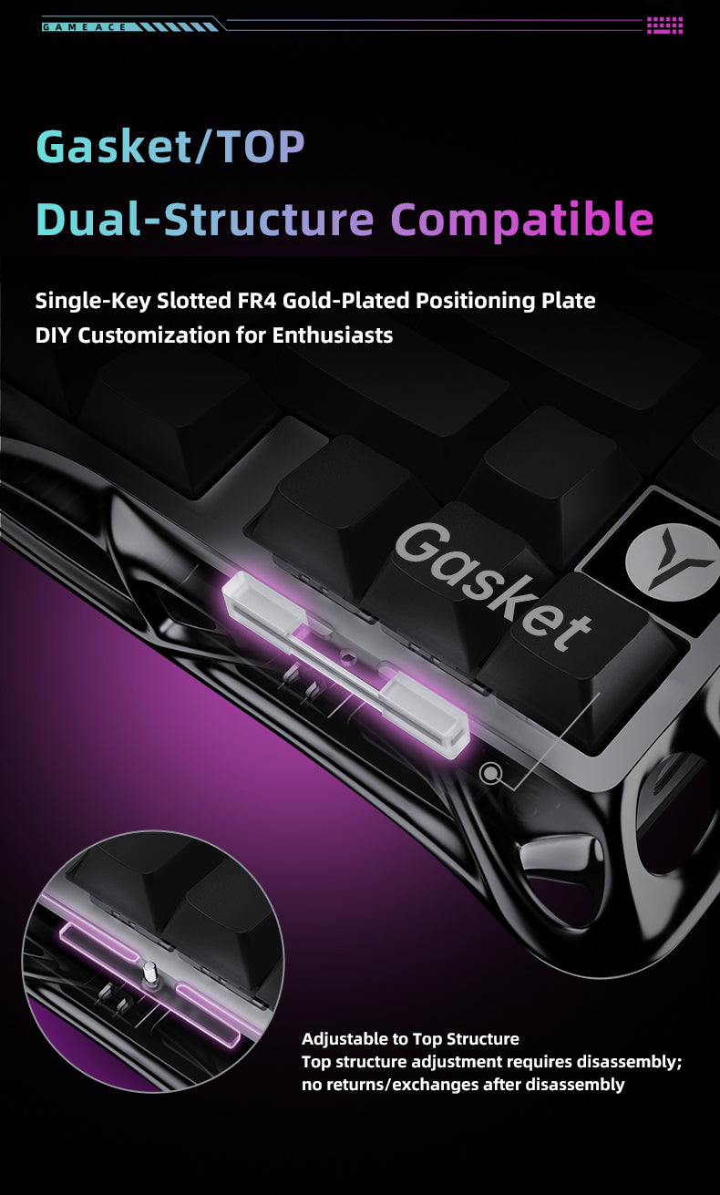 Yeston x Gravastar Mercury K1 Pro Game ACE Mechanical Keyboard