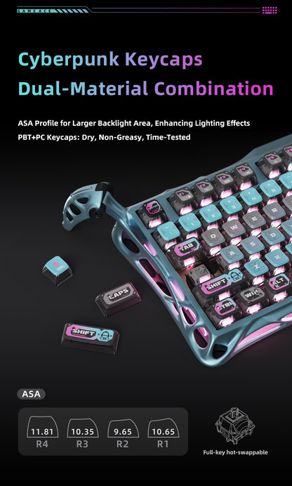 Yeston x Gravastar Mercury K1 Pro Game ACE Mechanical Keyboard