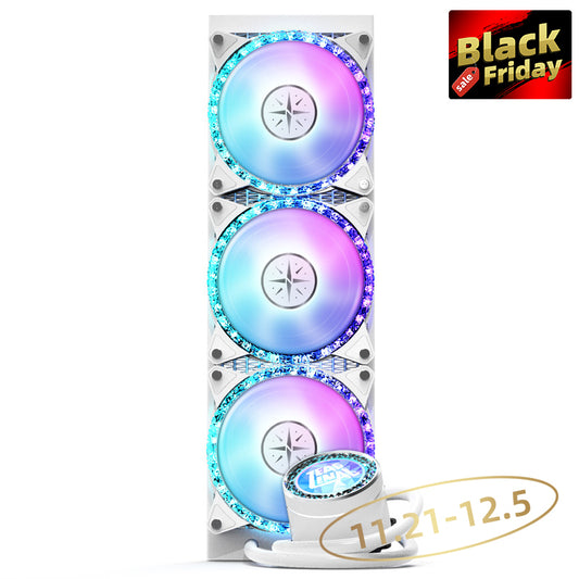 (11.21-12.05 ＄5 Off) Yeston*Zeaginal ZC-360/240 ARGB Bling Bling integrated CPU supports Intel / AMD platform PWM temperature control fan water cooling radiator ARGB synchronous fan