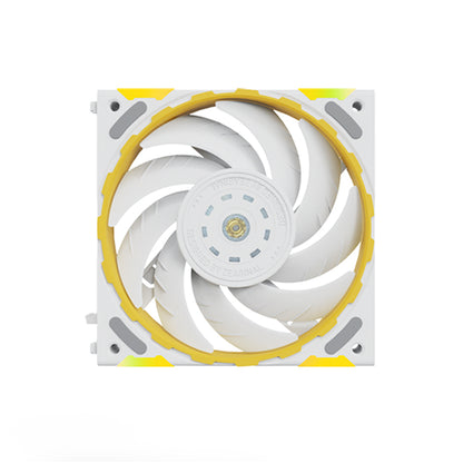 Zeaginal ARGB Zhuishen Ti LED 120mm Case Fan,Quiet Edition High Airflow Color LED Case Fan for PC Cases, CPU Coolers,Radiators SystemComputer Case Cooling Fan