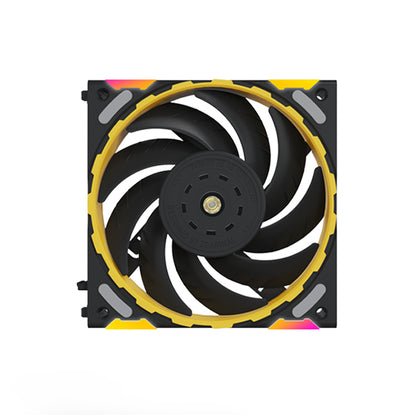 Zeaginal ARGB Zhuishen Ti LED 120mm Case Fan,Quiet Edition High Airflow Color LED Case Fan for PC Cases, CPU Coolers,Radiators SystemComputer Case Cooling Fan